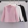 Girls' Fashionable Thickened Turtleneck Shirt - Perfect for Autumn and Winter