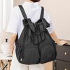 2025 New Large Capacity Casual Backpack Drawstring Commuter Travel Lightweight Backpack Student Class Shoulder Bag