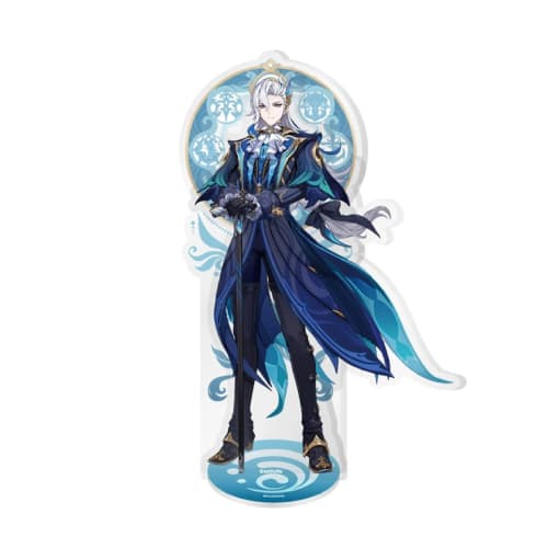 Genshin Impact Серия Фонтейн Акриловая подставка Нёвиллет Аниме аксессуары Официальный мерч Genshin Impact