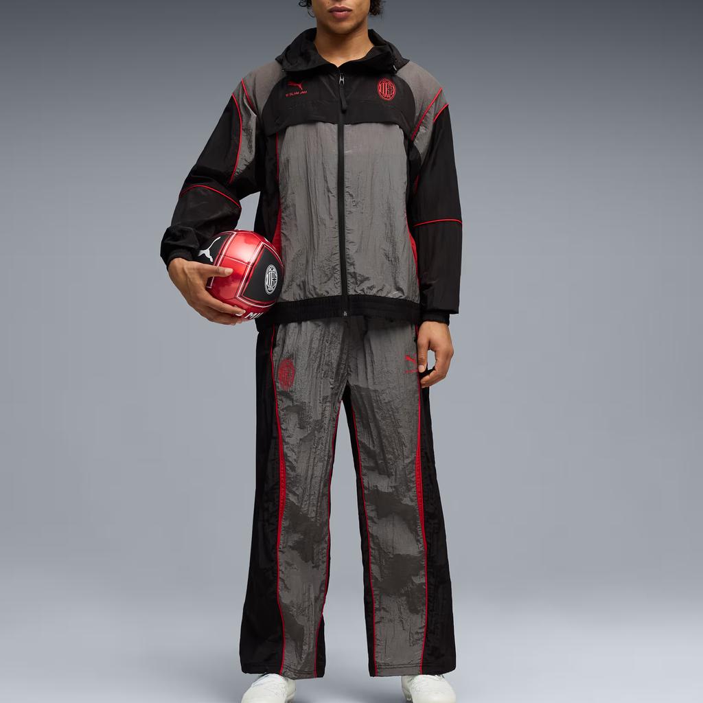 Puma X AC Milan X Slam Jam Коллаборация Drycell Влагоотводящая Молния Свободная Куртка Мужские куртки 787642-05