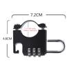 Waterproof Password Helmet Lock 3 Digit Anti Theft Padlock Durable Helmet Combination Lock  Bicycle