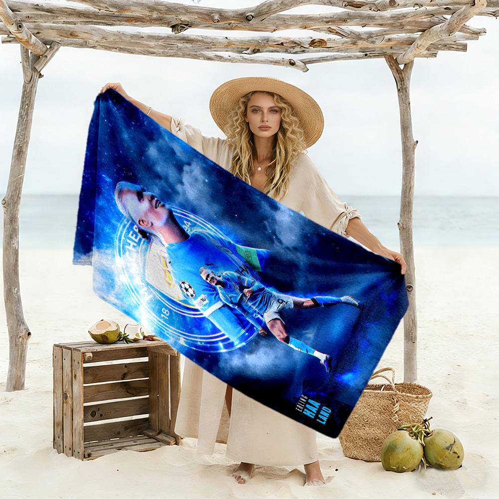 Goal Celebration Moment Beach Towel Super Soft Microfiber Quickdry Fabric Comfortable Lightweight