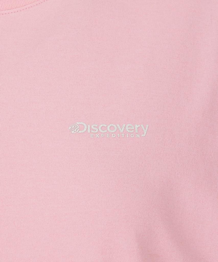 DISCOVERY EXPEDITION Женская футболка Aberdeen с коротким рукавом и маленьким логотипом (L/Розовый)