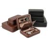 Portable PU Leather Watch Box Display Case Storage Travel Watch Organizer Holder Zipper Exquisite Durable Men Women