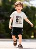 Little Maven Европейский Летний Детский Мультяшный Комплект из Двух Предметов - Короткий Рукав