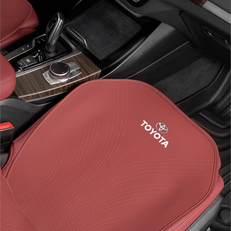 Car Logo Seat Covers Auto Seat Breathable Protection v39 Cushion For Toyota Hilux Aygo Yaris Ractis Corolla Camry CHR Auris Tacoma