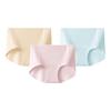 Xingmian Women's Seamless Mid-Waist Briefs 3-Pack