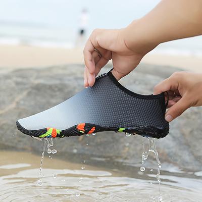 Мужская эластичная мягкая обувь Aqua Женские легкие быстросохнущие забродные кроссовки для прогулок по морю Обувь для серфинга Слипоны для плавания Размер 35-46