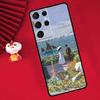 Клод Моне Сад Лилии Мост Чехол Для Samsung Galaxy S24 S23 S22 S21 Ultra S20 FE Note 20 10 Plus S8 S9 S10 Задняя Крышка