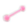 Les Trésors De Lily [I9147] - Flexible Tongue Piercing 'Coloring' Pink