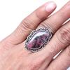 Rhodonite Gemstone Handmade Silver Jewelry  "9"