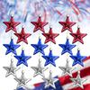 Американский День Независимости 7 СМ Трехмерная Рождественская Пентаграмма День Независимости Вечерние Украшения Рождественской Елки Завесы