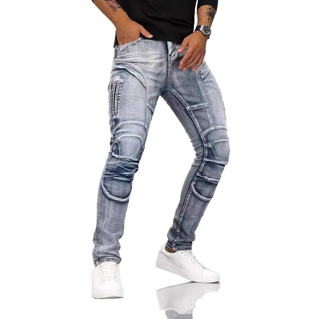 Мужские мотоциклетные джинсы Kevlar Stretch - Износостойкие брюки для езды