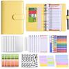 A6 Budget Binder with Zipper Cash Envelopes Budget Planner Organizer  Men Women