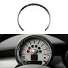 Углеродное волокно для Mini Cooper Hardtop R56 Clubman R55 R57, аксессуары, внутренняя отделка центральной консоли автомобиля, наклейка на крышку спидометра