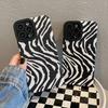 Wrinkle NEW Zebra Stripe Phone Case For iPhone 14 13 15 Pro Max 7 8 Plus X XR XS 11 12 Mini Soft Silicone Shockproof Full Cover