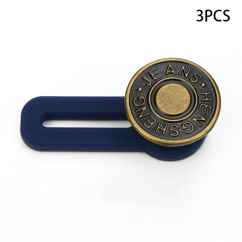 Пуговица для брюк - Без гвоздей, Съемная, Универсальная пуговица, Пуговица-удлинитель для джинсов, Регулируемая эластичная пуговица