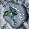 Camera Braided Lanyards Keychain Kettle Bag Pendant Trendy Car Keychain  Men