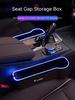For Mercedes Benz A B C E S Class GLA GLB GLC GLE GLK GLS Sprinter Car LED 7 Colors Adjustable Seat Gap Crevice Slot Storage Box ap1
