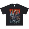 Футболка Travis Scott, Мягкая ткань, Повседневная