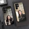 Чехол для телефона LingLing Kwong для Samsung A25 A13 A33 5G A54 A36 A35 A56 A52 A14 Ударопрочная стеклянная крышка