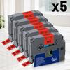 5PK/10PK 6/9/12mm TZe231 Compatible for Brother P-touch TZe221 TZe211 TZe-White-Tape Lamination Label for Brother PTH110 Printer
