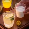 Food Grade Disposable Water Cup Plastic Cold Drinks Cups Durable Transparent Aviation Cup  Party