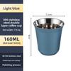 304 Stainless Steel Simple Color Small-sized Portable Small-capacity Ounce Cup for Espresso Coffee