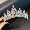Высококачественный головной убор Корона Королевская Принцесса Детская Легкая Роскошь Хрустальная Корона Подарок на День Рождения Девочки Июнь 1 Выступление Корона Аксессуары для Волос