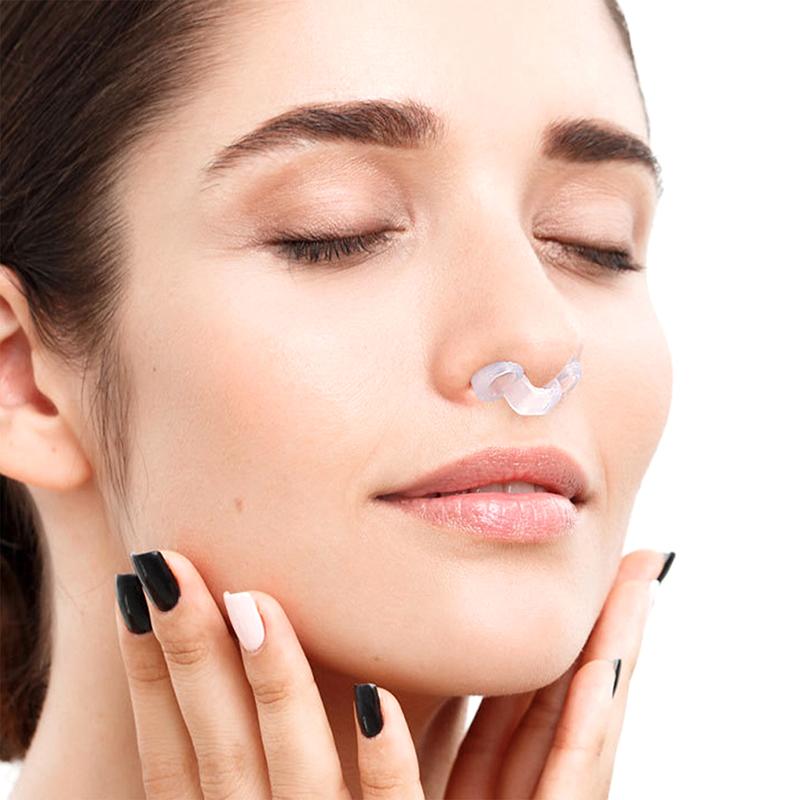 Postoperative Rhinoplasty Nostril Support Silicone Shaping Crooked Nose Correction Fixator Silica Gel Nose Clip Prevent Snoring