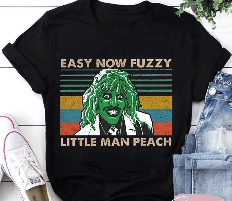 Old Gregg Easy Now Fuzzy Little Man Peach The Mighty Boosh TV Retro T-Shirt Mens Womens Tees Top, The