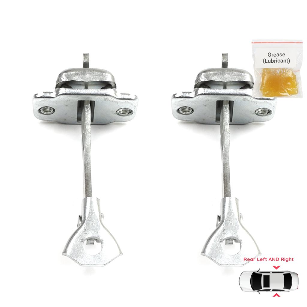 BDP1333-1 2 Pieces Rear Door Hinge Stop Check Strap Limiter for Citroen C1 Peugeot 107 Toyota Aygo 2005-2014 5-Door HB 9181J6