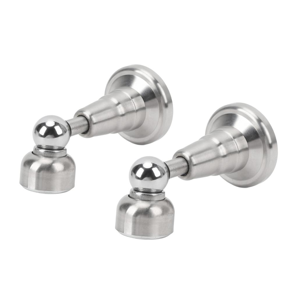 1 Pair RV Door Holder Stainless Steel Silent Hydraulic Spring Shock Absorbent Door Stopper for Motorhome Trailers