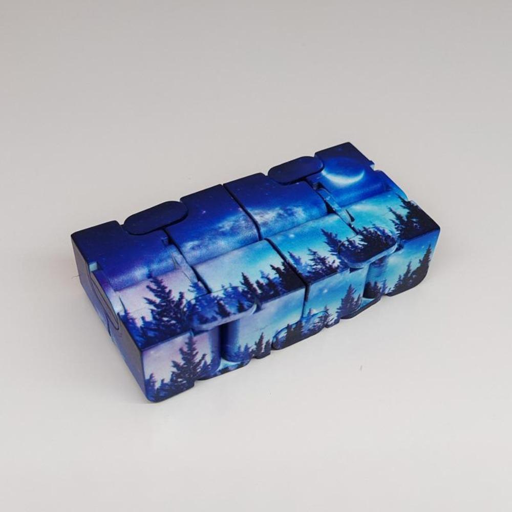 Звездное небо Рождественский магический кубик Дети Взрослые Аутизм Снятие стресса Смешная ручная игра Непоседы Декомпрессионные игрушки