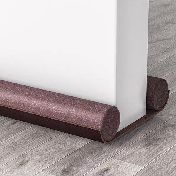 Custom 37-Inch Flexible Door Bottom Draft Stopper Foldable Rubber Product with Foam Guard Sealer