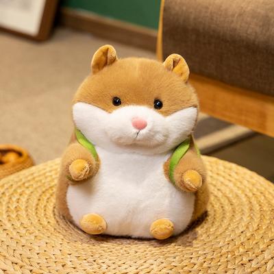 Милый мультяшный сидячий рюкзак, кукла-хомяк, плюшевая игрушка, кукла, детская тряпичная кукла, подушка, подарок для девочки