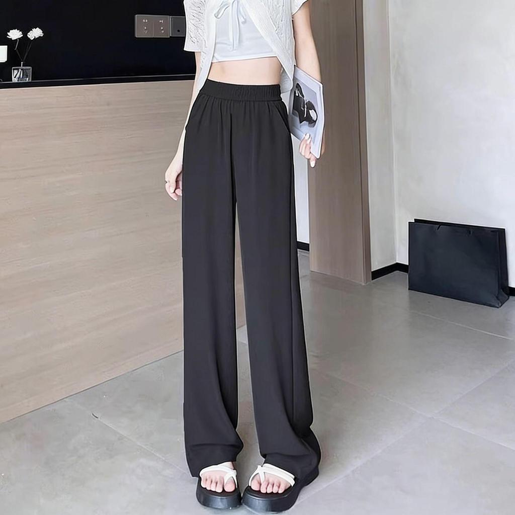 Женские брюки-костюм с высокой талией и широкими штанинами Весна/Лето 2026 - Легкий и свободный повседневный стиль