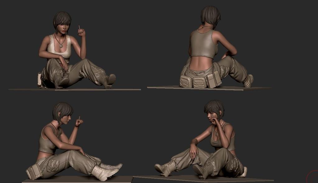 Tori Factory Girls in Action Series Tiida Resin Kit 1/24 GC-046