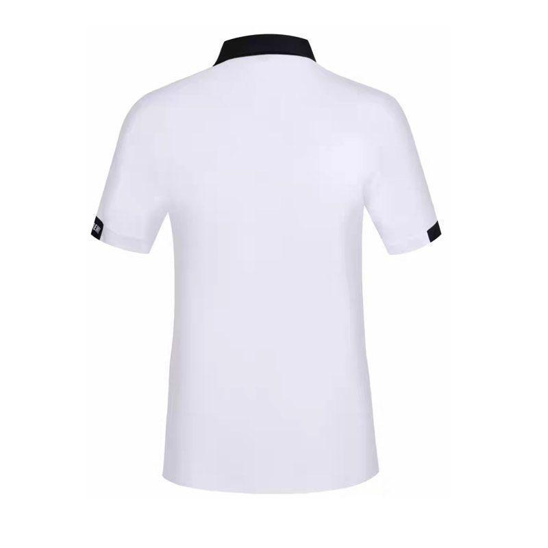 Mens Golf Polo Shirt Breathable Bamboo Fiber Loose Fit Sport T-Shirt