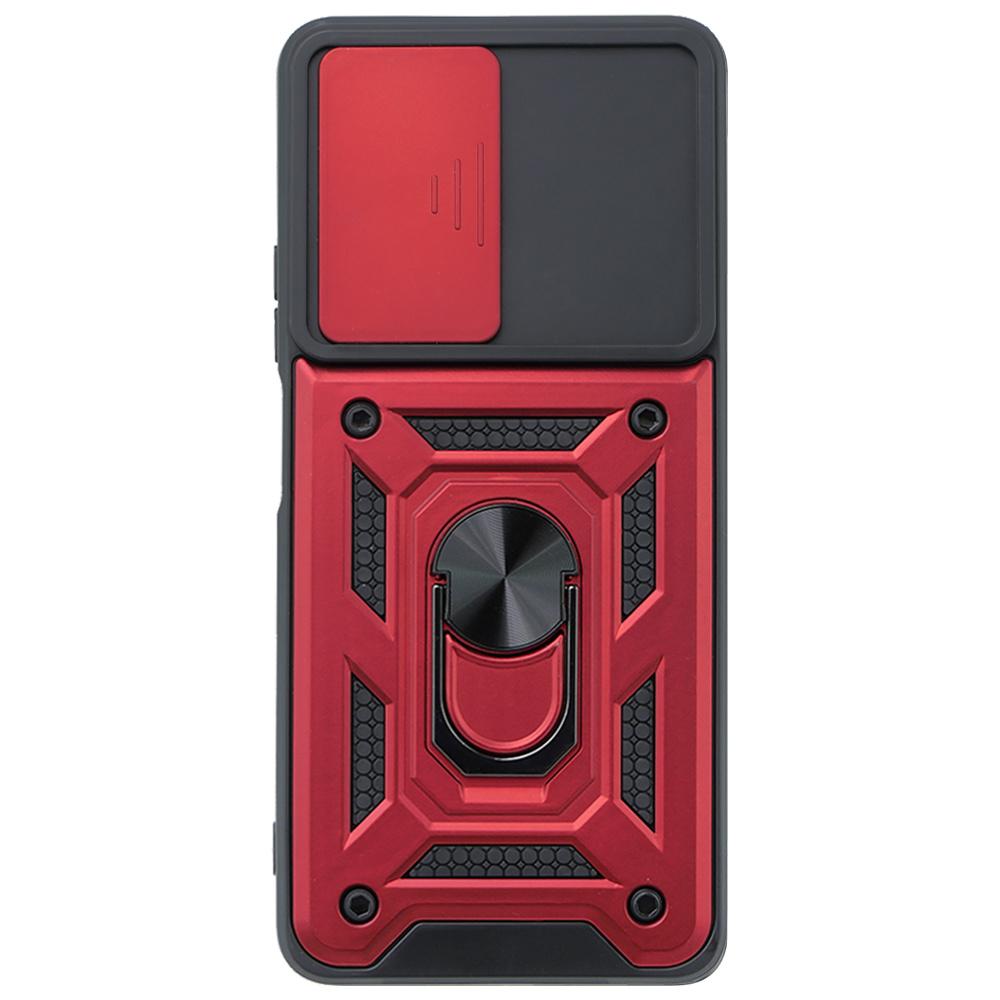 Armored case for Infinix Note 40 Pro Plus, CamShield Slide, red