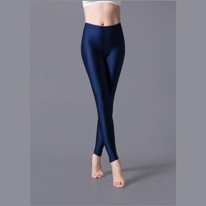 Women Leggings Girl Slim Cropped Trousers High Elasticity Skinny Casual Pants Dance Performance Trousers