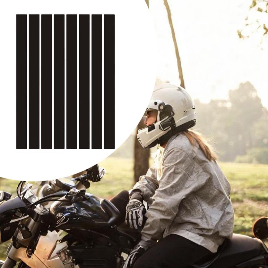 Светоотражающая наклейка, черная, аксессуары, многоцелевая, простая в установке, декоративная лента, наклейка для