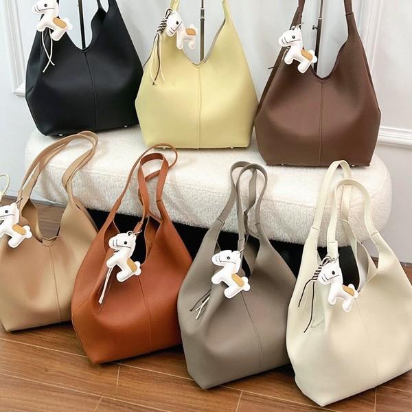 New Large-Capacity Bag, Women'S High-End Sense Niche Class Commuter Bag Versatile Shoulder Tote Bag