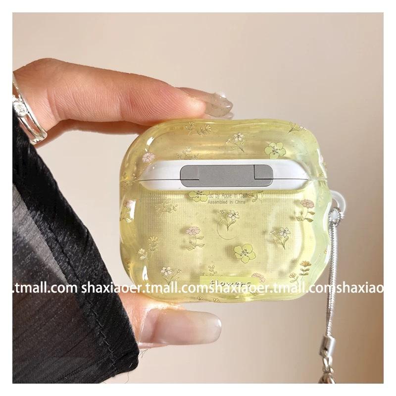 The new spring small flower is suitable for airpodspro1 generation earphone cover Apple Bluetooth protective case 1/1 soft silicone