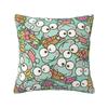 Custom Sanrio Keroppi Cartoon Pillow Case Home Decoration Anime Frog Kawaii Luxury Cushion Cover Velvet Pillowcase