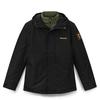 Three-In-One Inner Lining Waterproof Breathable Warm Windproof Jacket Men Jackets Black A41V3001