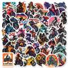 50 New Personalized Motorcycle Motorcycle Graffiti Stickers Outdoor Sports DIY Skateboard Suitcase Stickers