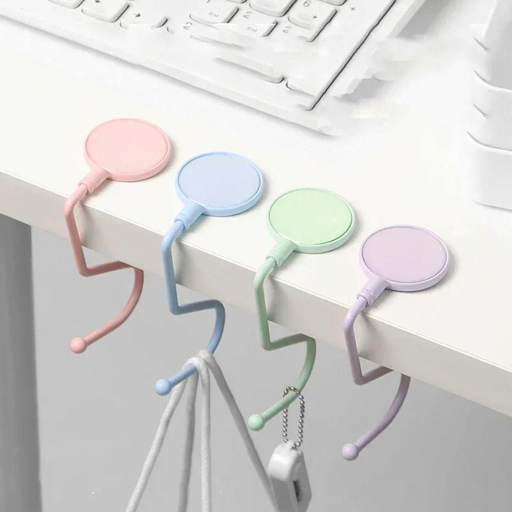 Removable Desk Handbag Hook Non-trace Backpack Rack Practical Briefcase Holder Student