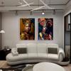 African Queen Abstract Art Canvas Painting Posters and Prints African Woman Portrait Pictures Wall Art Mural for Home Decoration
