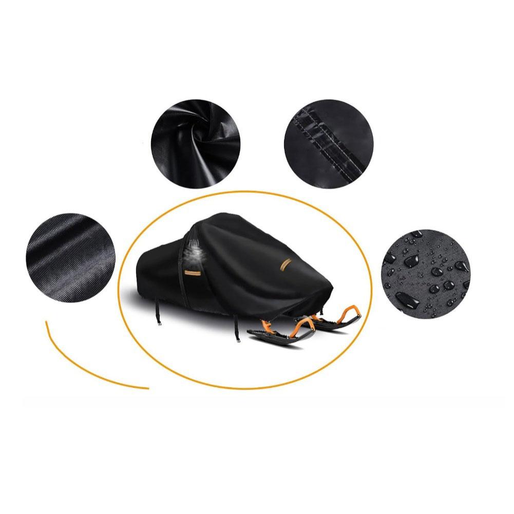 130 Д X 51 Ш X 48 В Чехол для снегохода Ночная видимость Чехол для снегохода Подходит для трейлера Прочная ткань Оксфорд